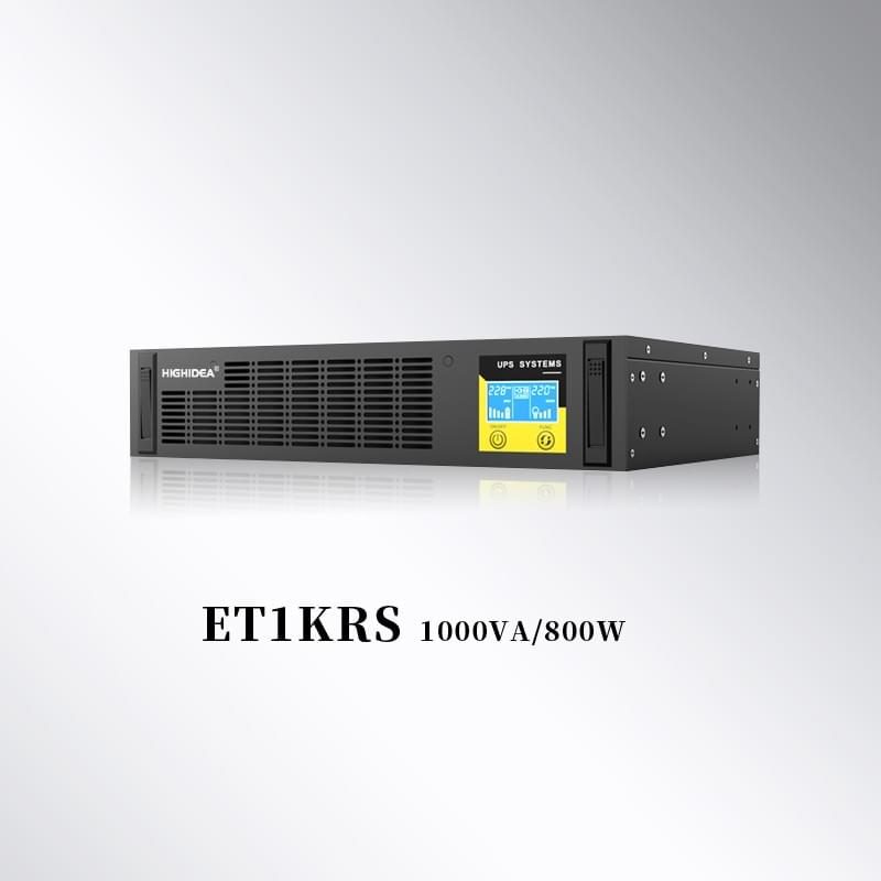 Efficient and Stable: HIGHIDEA ET1KRS Rack-Mounted Lithium Battery UPS for Critical Equipment Protection